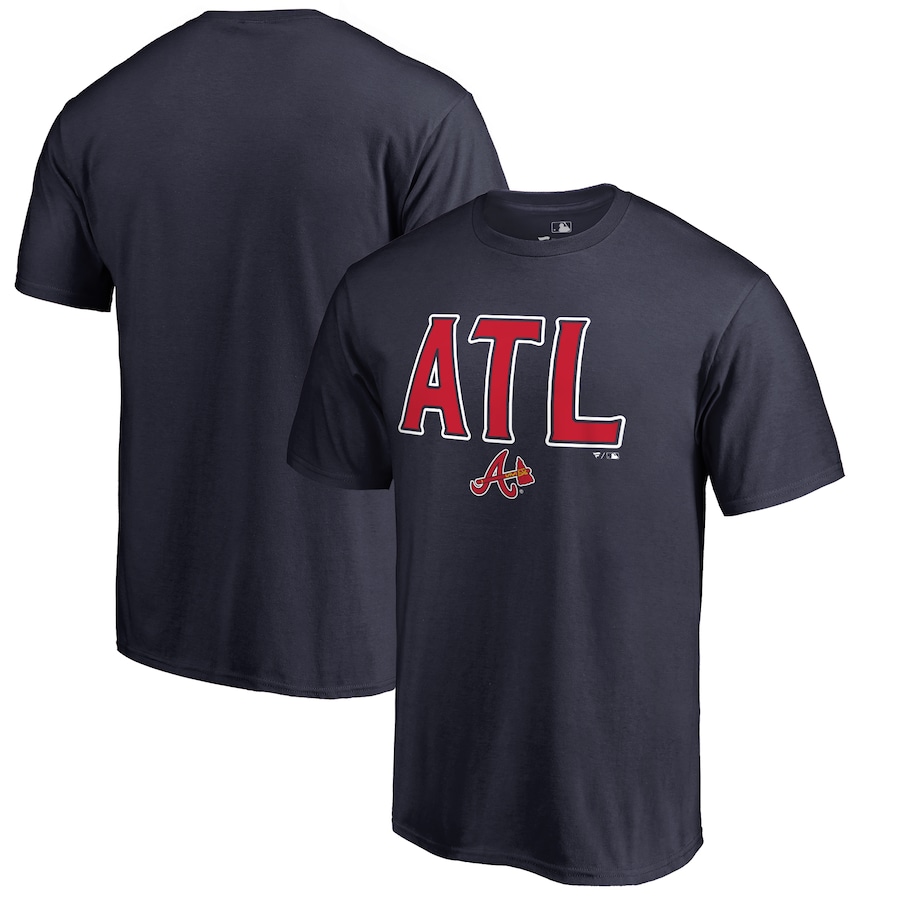 Men's Atlanta Braves Navy ATL Hometown T-Shirt