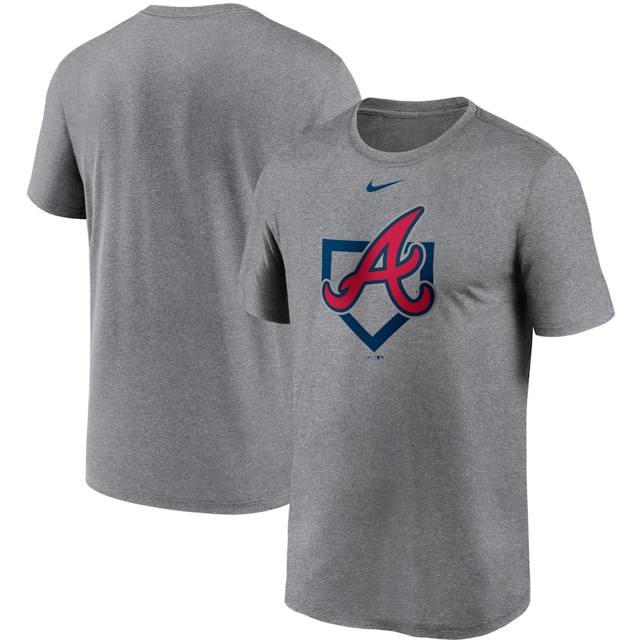 Men's Atlanta Braves Nike Gray Icon Legend Performance T-Shirt