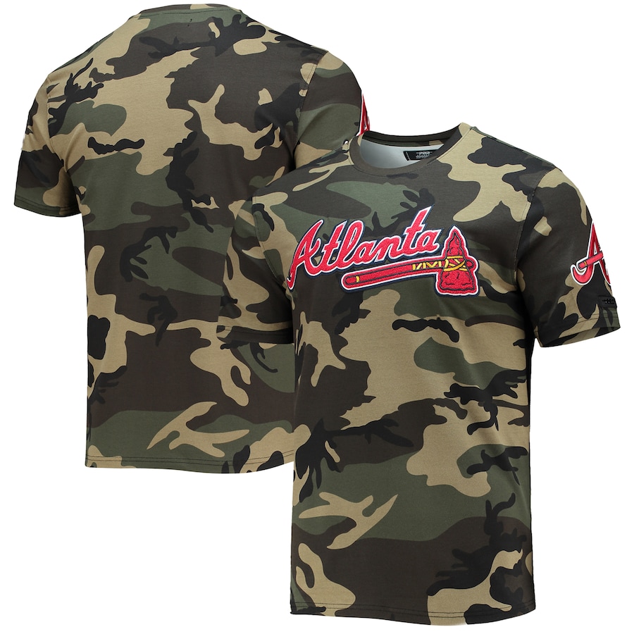 Men's Atlanta Braves Pro Standard Camo Team T-Shirt Men's Atlanta Braves Pro Standard Camo Team T-Shirt