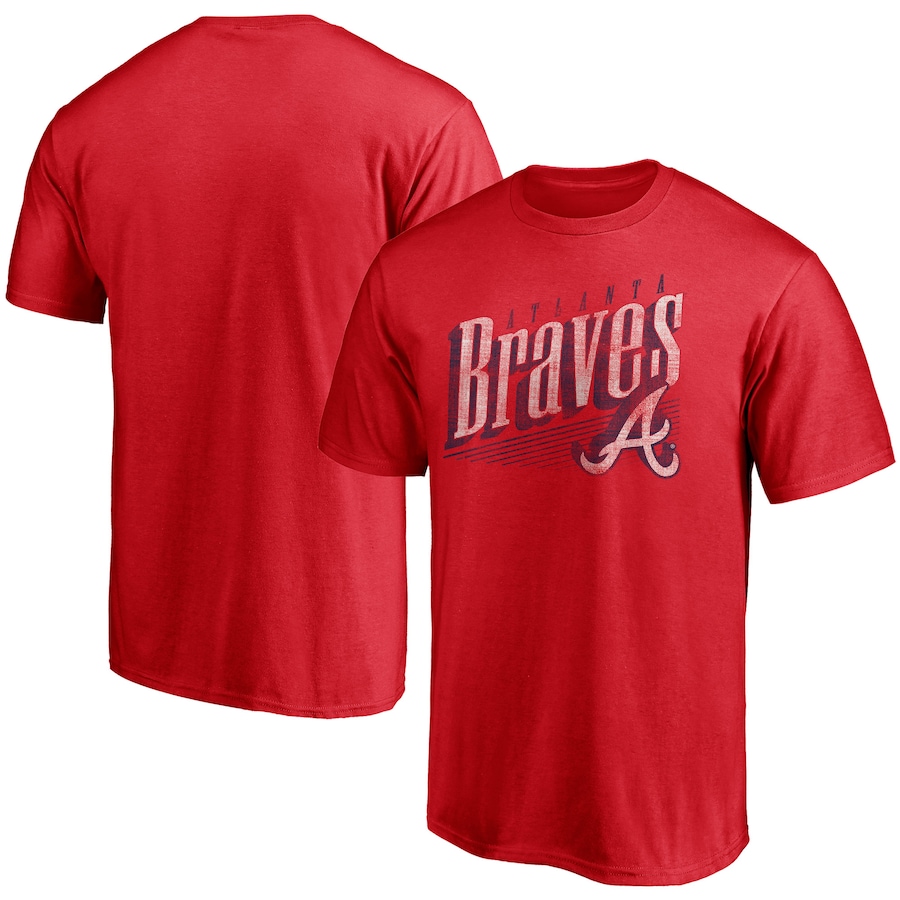 Men's Atlanta Braves Red Winning Streak T-Shirt Men's Atlanta Braves Red Winning Streak T-Shirt