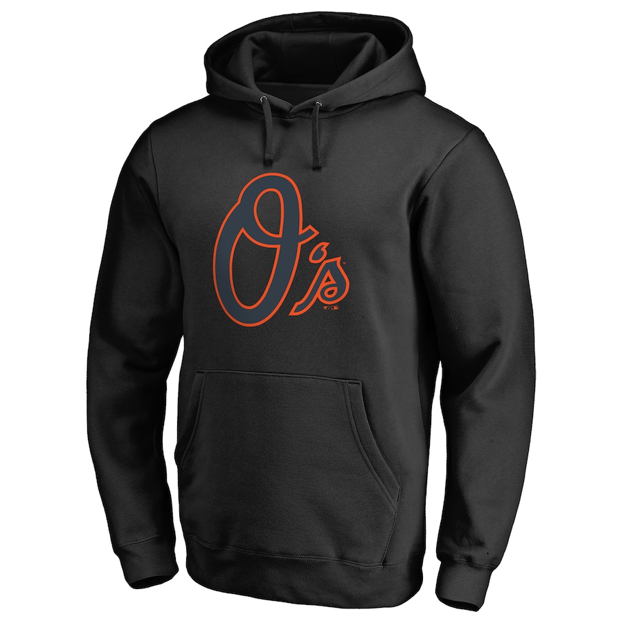 Men's Baltimore Orioles Black Taylor Pullover Hoodie