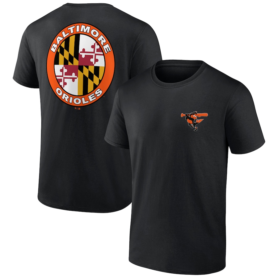Men's Baltimore Orioles Black Bring It T-Shirt Men's Baltimore Orioles Black Bring It T-Shirt