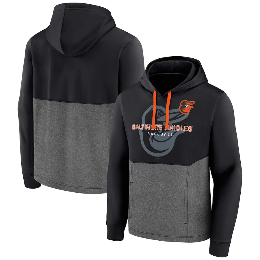 Men's Baltimore Orioles Black Call the Shots Pullover Hoodie