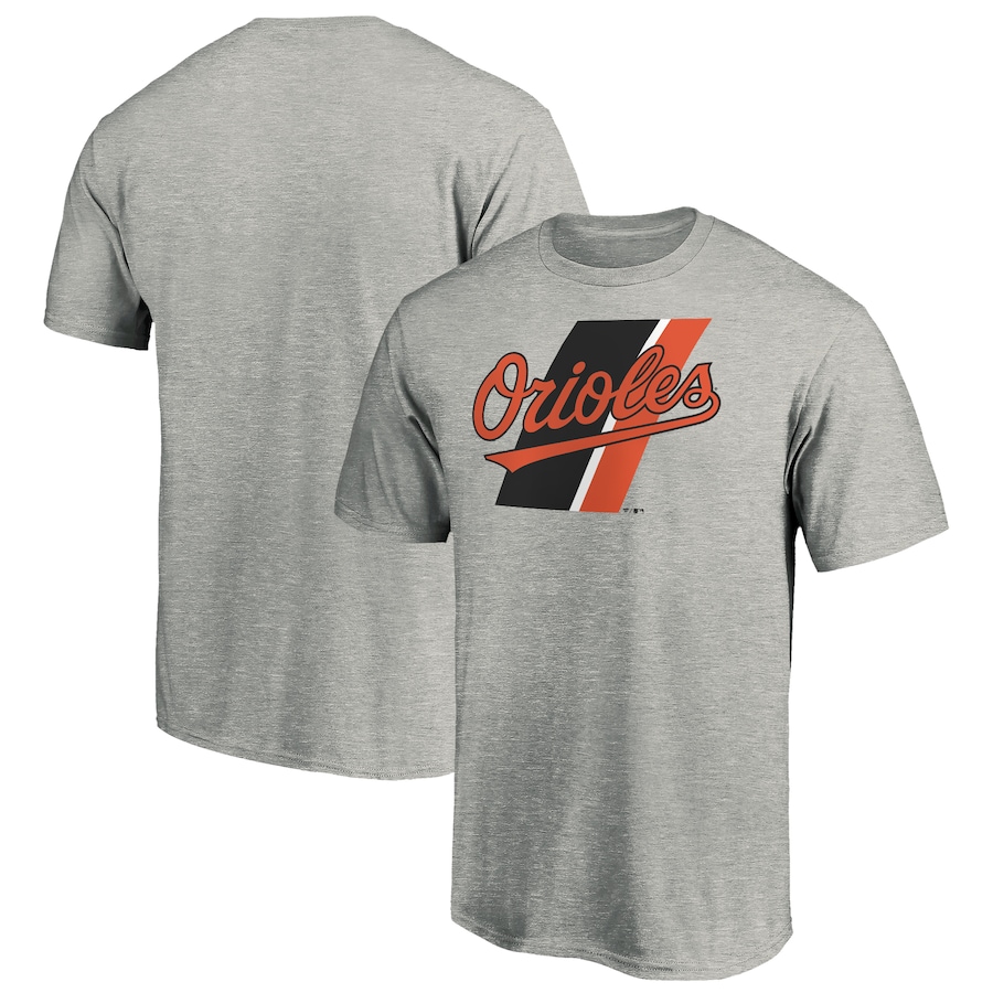 Men's Baltimore Orioles Heathered Gray Team Prep T-Shirt Men's Baltimore Orioles Heathered Gray Team Prep T-Shirt