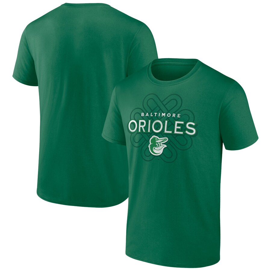 Men's Baltimore Orioles Kelly Green St. Patrick's Day Celtic Knot T-Shirt Men's Baltimore Orioles Kelly Green St. Patrick's Day Celtic Knot T-Shirt