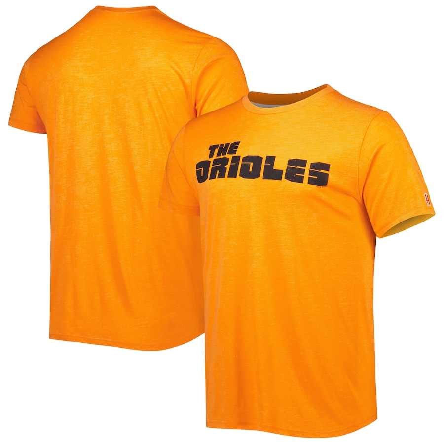 Men's Baltimore Orioles Homage Orange Hyper Local Tri-Blend T-Shirt Men's Baltimore Orioles Homage Orange Hyper Local Tri-Blend T-Shirt