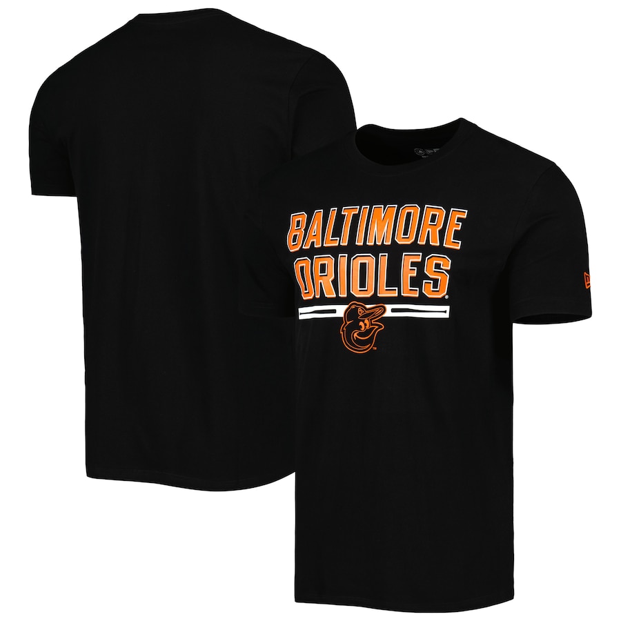 Men's Baltimore Orioles New Era Black Batting Practice T-Shirt Men's Baltimore Orioles New Era Black Batting Practice T-Shirt
