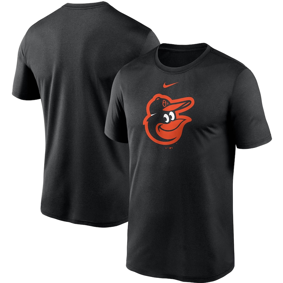 Men's Baltimore Orioles Nike Black Large Logo Legend Performance T-Shirt Men's Baltimore Orioles Nike Black Large Logo Legend Performance T-Shirt