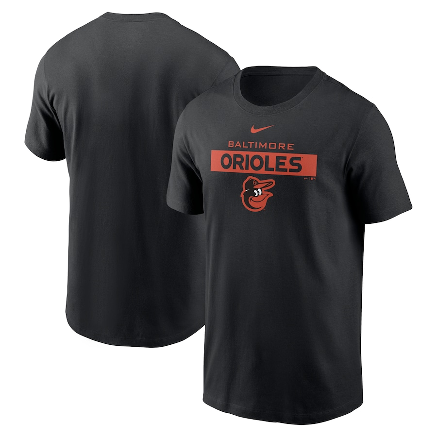 Men's Baltimore Orioles Nike Black Team T-Shirt Men's Baltimore Orioles Nike Black Team T-Shirt