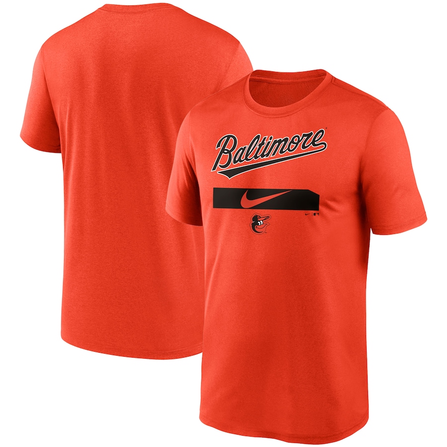 Men's Baltimore Orioles Nike Orange City Legend Practice Performance T-Shirt