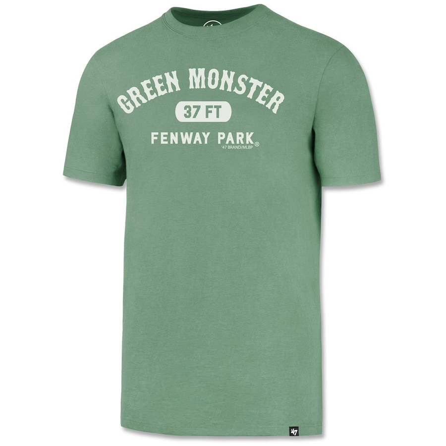 Men's Boston Red Sox '47 Green Fenway Park Green Monster 37 Feet T-Shirt Men's Boston Red Sox '47 Green Fenway Park Green Monster 37 Feet T-Shirt