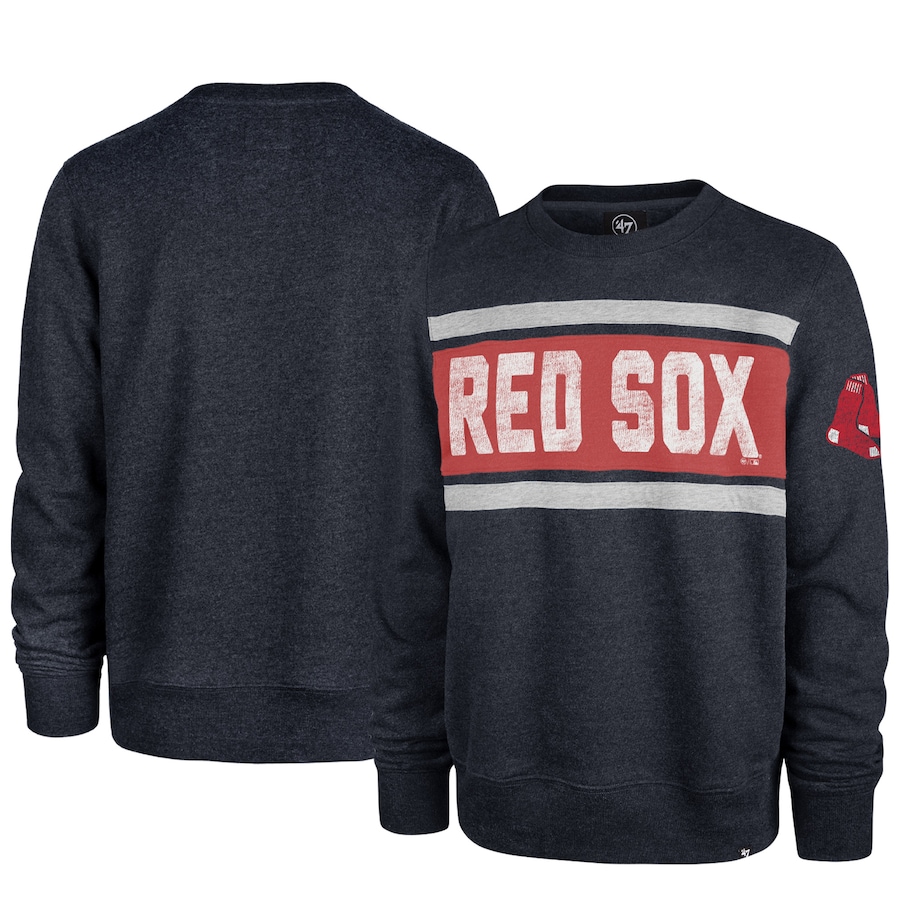 Men's Boston Red Sox '47 Navy Bypass Tribeca Pullover Sweatshirt Men's Boston Red Sox '47 Navy Bypass Tribeca Pullover Sweatshirt