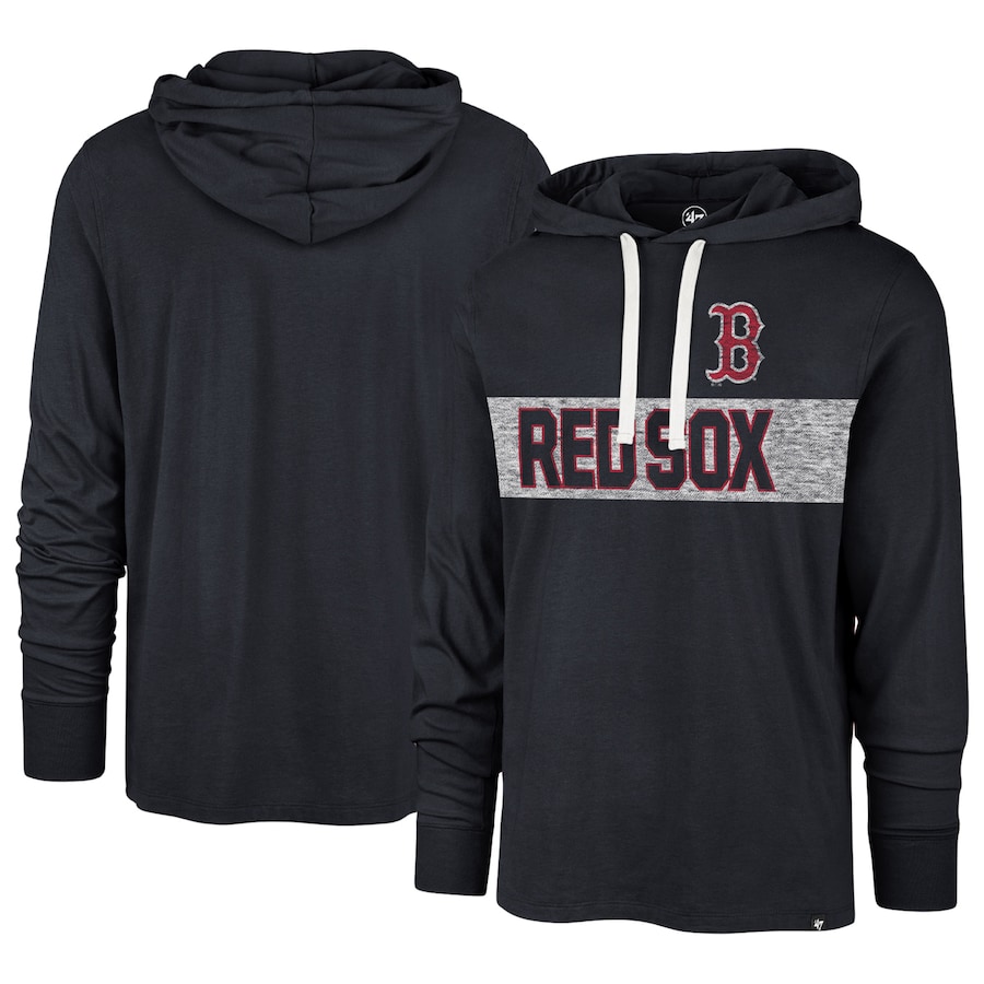 Men's Boston Red Sox '47 Navy Field Franklin Pullover Hoodie Men's Boston Red Sox '47 Navy Field Franklin Pullover Hoodie