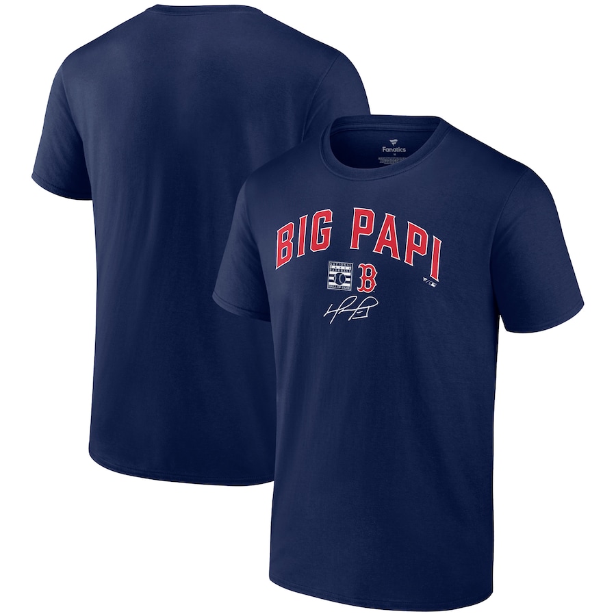Men's Boston Red Sox David Ortiz Navy Big Papi Graphic T-Shirt Men's Boston Red Sox David Ortiz Navy Big Papi Graphic T-Shirt