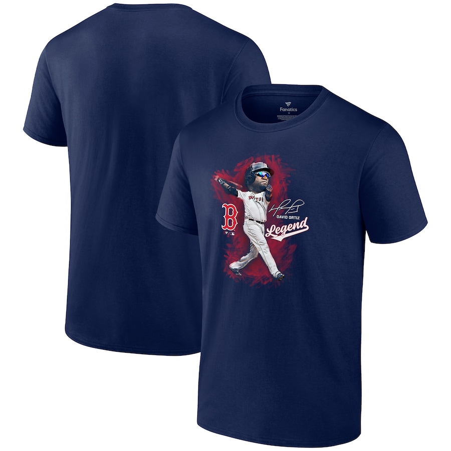 Men's Boston Red Sox David Ortiz Navy Legend Graphic T-Shirt