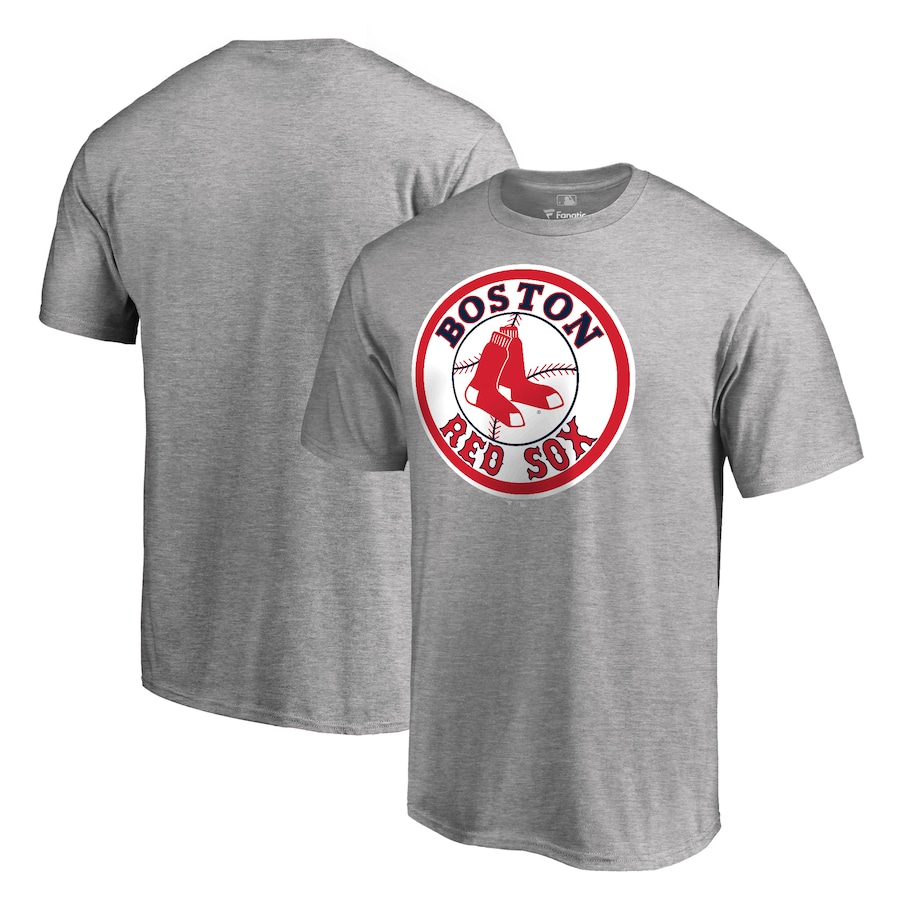 Men's Boston Red Sox Ash Cooperstown Collection Forbes T-Shirt