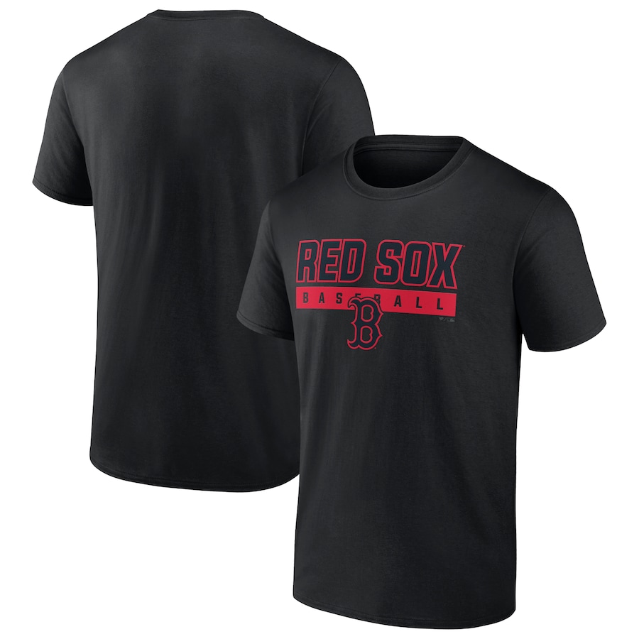 Men's Boston Red Sox Black In The Mitt T-Shirt Men's Boston Red Sox Black In The Mitt T-Shirt