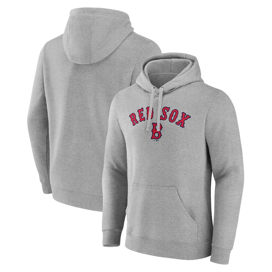 Men's Boston Red Sox Gray Wahconah Pullover Hoodie