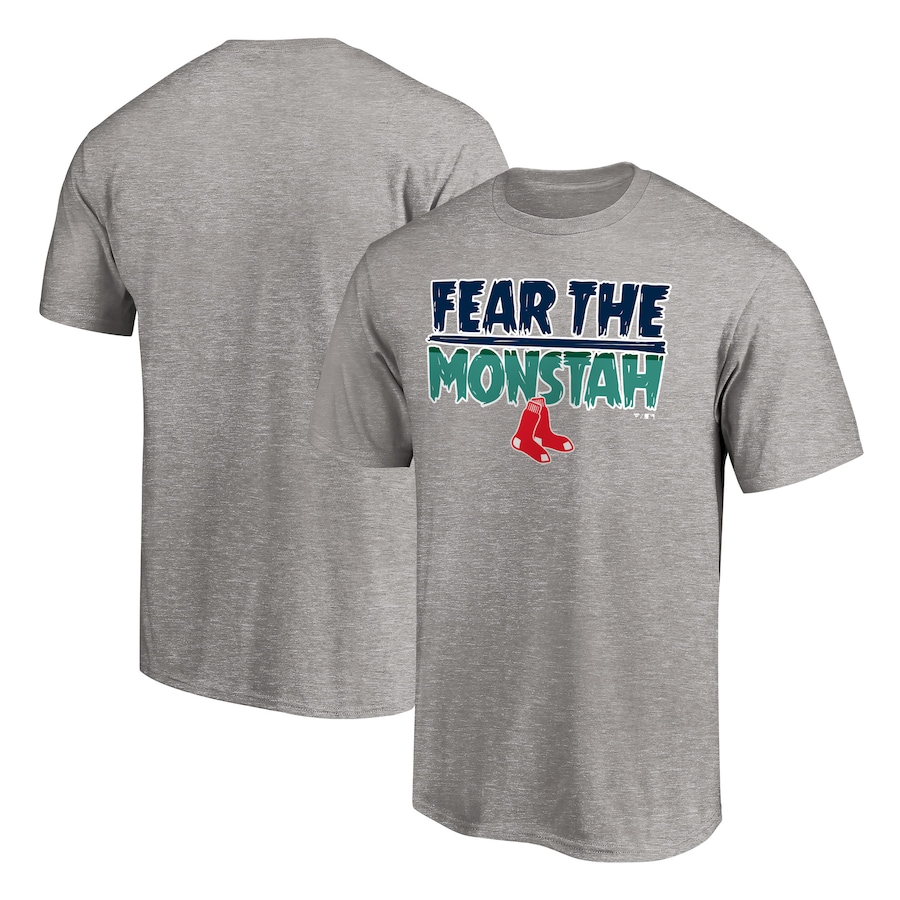 Men's Boston Red Sox Heather Gray Team Heater T-Shirt Men's Boston Red Sox Heather Gray Team Heater T-Shirt