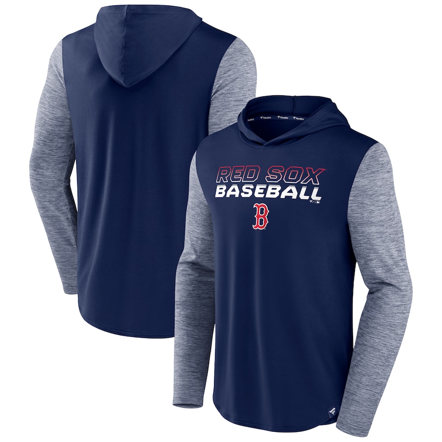 Men's Boston Red Sox Navy Future Talent Transitional Pullover Hoodie Men's Boston Red Sox Navy Future Talent Transitional Pullover Hoodie