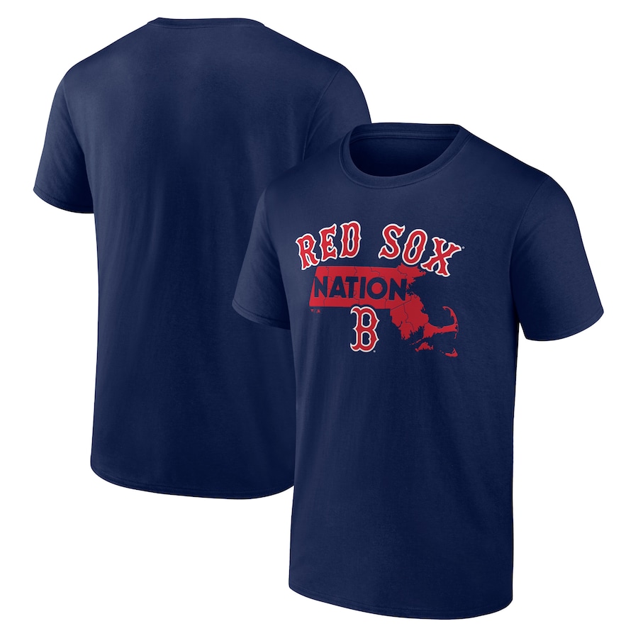Men's Boston Red Sox Navy Nation T-Shirt