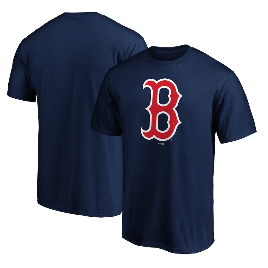 Men's Boston Red Sox Navy Official Logo T-Shirt Men's Boston Red Sox Navy Official Logo T-Shirt