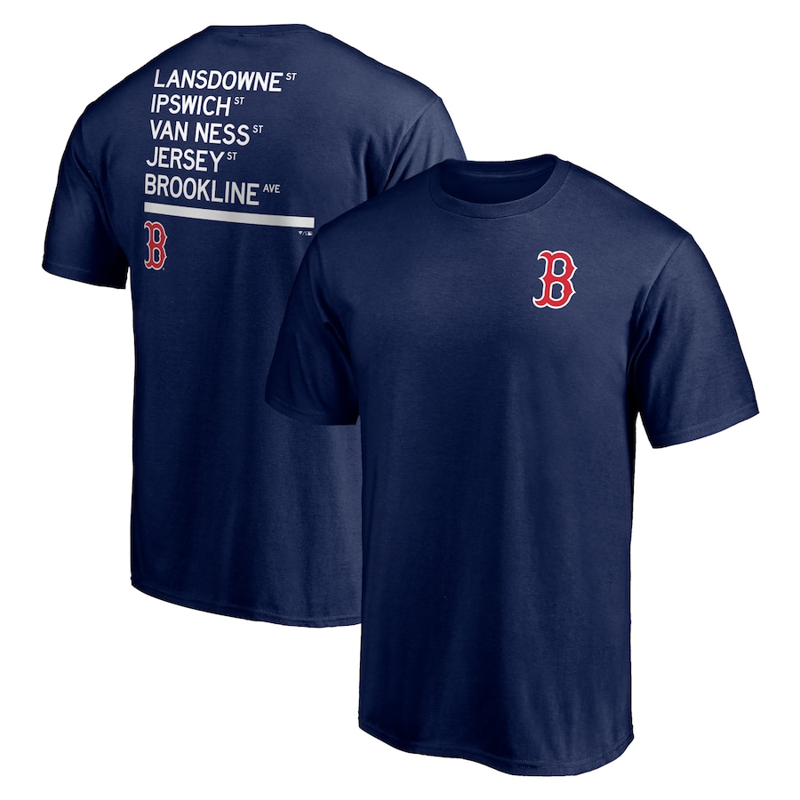 Men's Boston Red Sox Navy Team Hometown Collection Streets T-Shirt