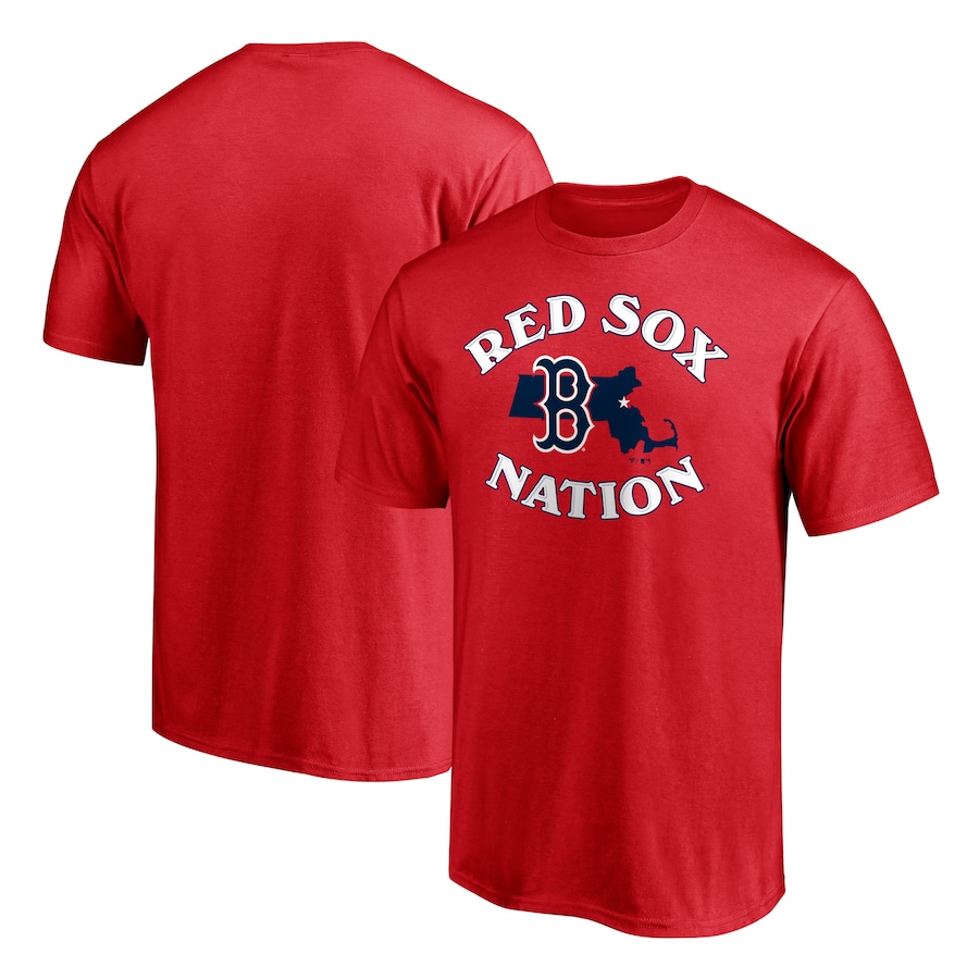 Men's Boston Red Sox Red Hometown Paint The Black T-Shirt Men's Boston Red Sox Red Hometown Paint The Black T-Shirt