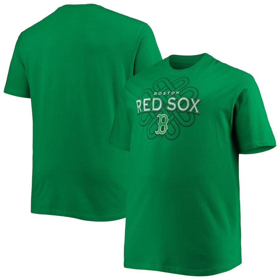 Men's Boston Red Sox Kelly Green Celtic T-Shirt Men's Boston Red Sox Kelly Green Celtic T-Shirt