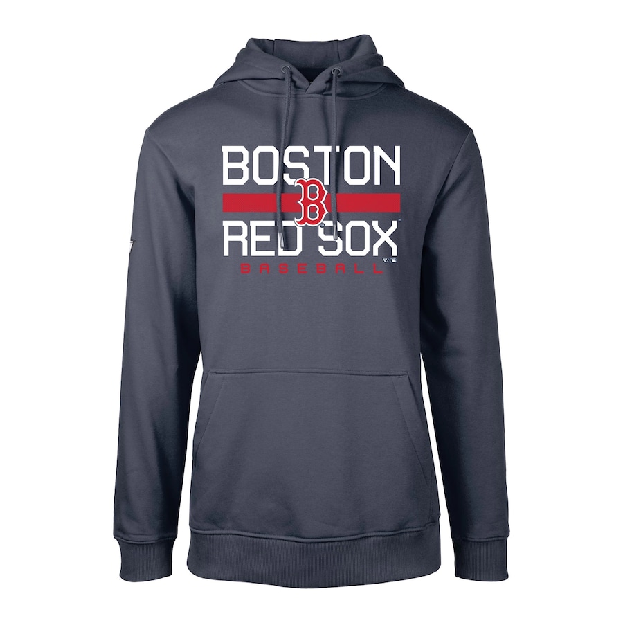 Men's Boston Red Sox Levelwear Navy Podium Dugout Fleece Hoodie