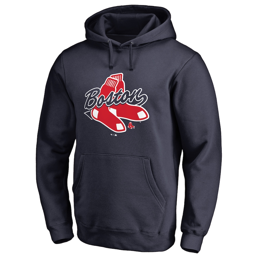 Men's Boston Red Sox Navy Hometown Collection BoSox Pullover Hoodie Men's Boston Red Sox Navy Hometown Collection BoSox Pullover Hoodie