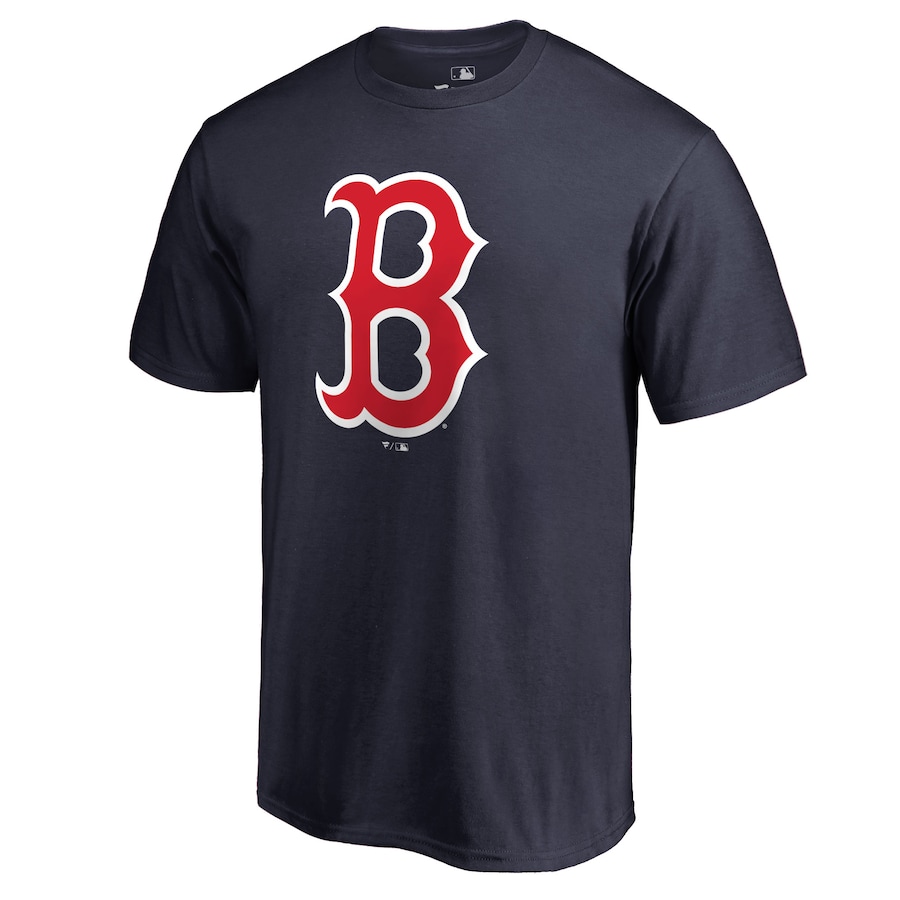 Men's Boston Red Sox Navy Team Color Primary Logo 2 T-Shirt