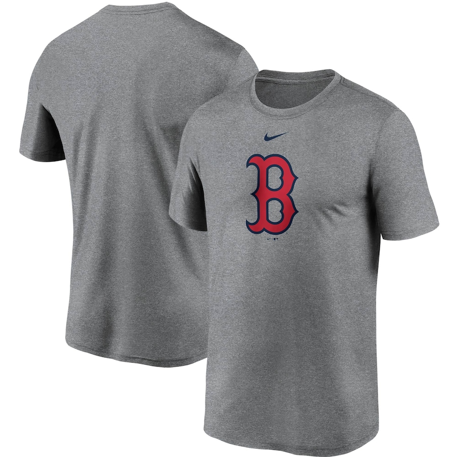 Men's Boston Red Sox Nike Gray Large Logo Legend Performance T-Shirt