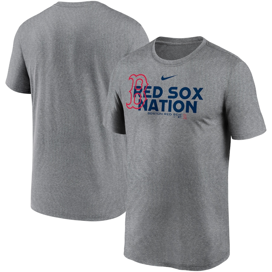 Men's Boston Red Sox Nike Heathered Charcoal Local Rep Legend Performance T-Shirt Men's Boston Red Sox Nike Heathered Charcoal Local Rep Legend Performance T-Shirt