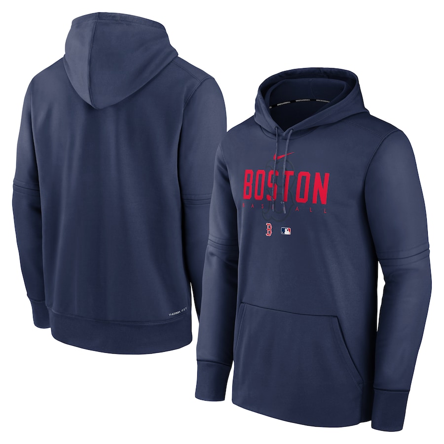 Men's Boston Red Sox Nike Navy Authentic Collection Pregame Performance Pullover Hoodie Men's Boston Red Sox Nike Navy Authentic Collection Pregame Performance Pullover Hoodie