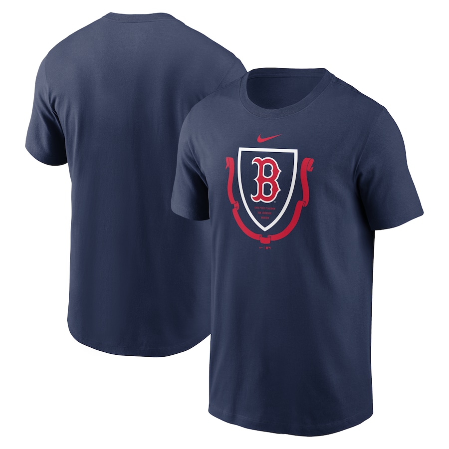 Men's Boston Red Sox Nike Navy Crest Local Team T-Shirt