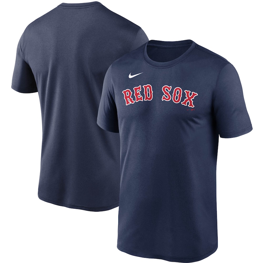 Men's Boston Red Sox Nike Navy Wordmark Legend T-Shirt Men's Boston Red Sox Nike Navy Wordmark Legend T-Shirt
