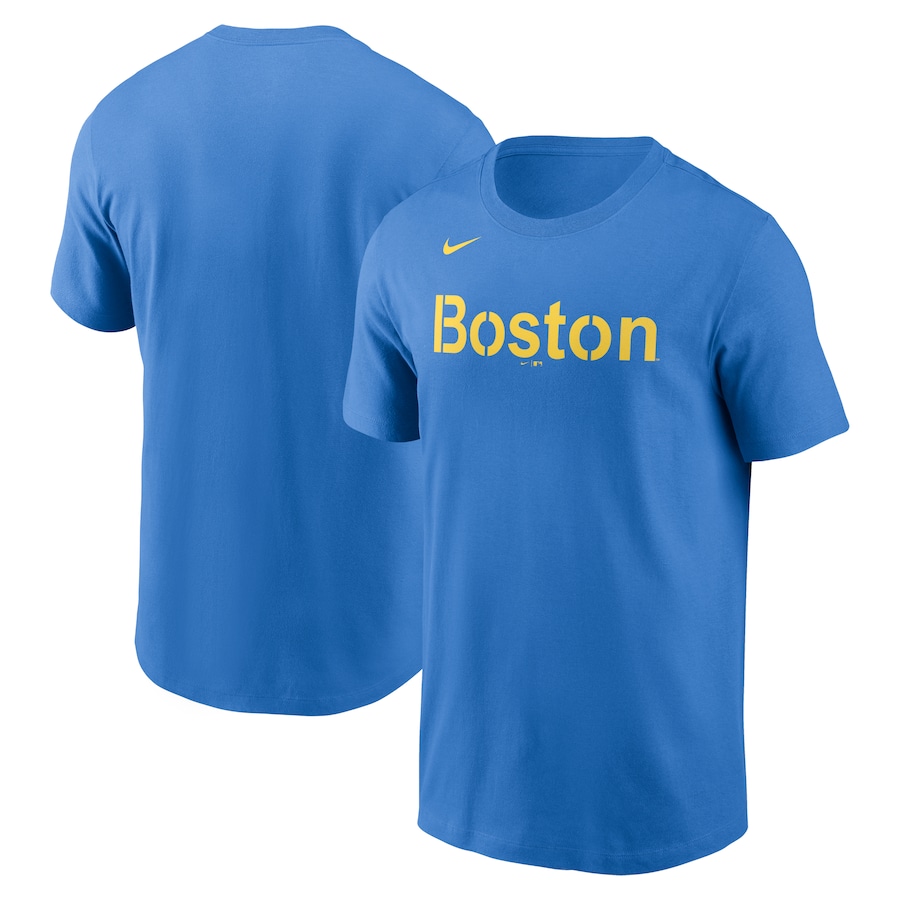 Men's Boston Red Sox Nike Royal Team City Connect Wordmark T-Shirt Men's Boston Red Sox Nike Royal Team City Connect Wordmark T-Shirt