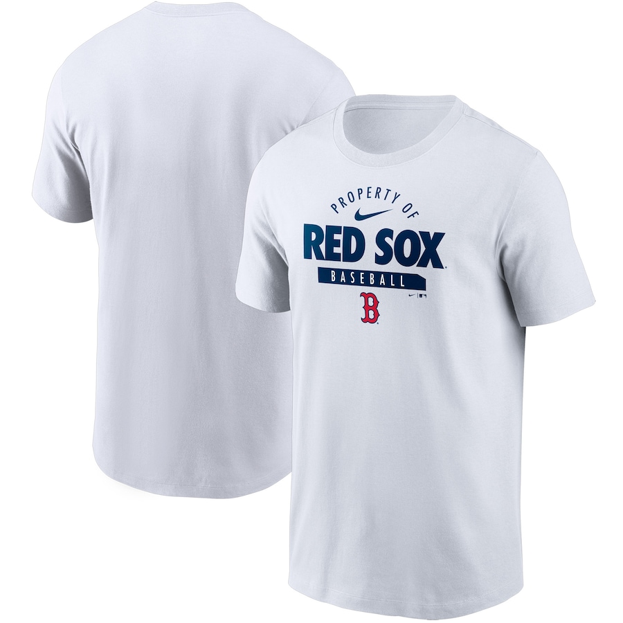 Men's Boston Red Sox Nike White Primetime Property Of Practice T-Shirt Men's Boston Red Sox Nike White Primetime Property Of Practice T-Shirt