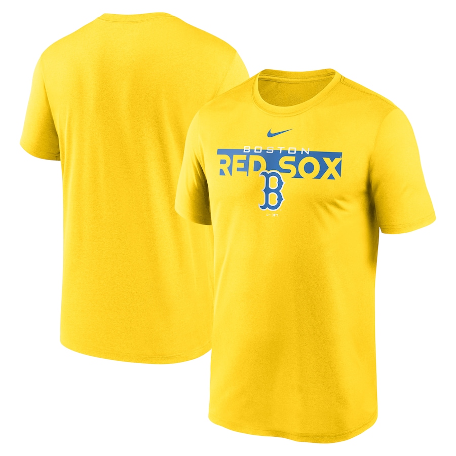 Men's Boston Red Sox Nike Yellow 2022 City Connect Legend Performance T-Shirt Men's Boston Red Sox Nike Yellow 2022 City Connect Legend Performance T-Shirt