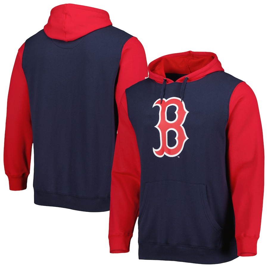 Men's Boston Red Sox Stitches Navy/Red Team Pullover Hoodie Men's Boston Red Sox Stitches Navy/Red Team Pullover Hoodie