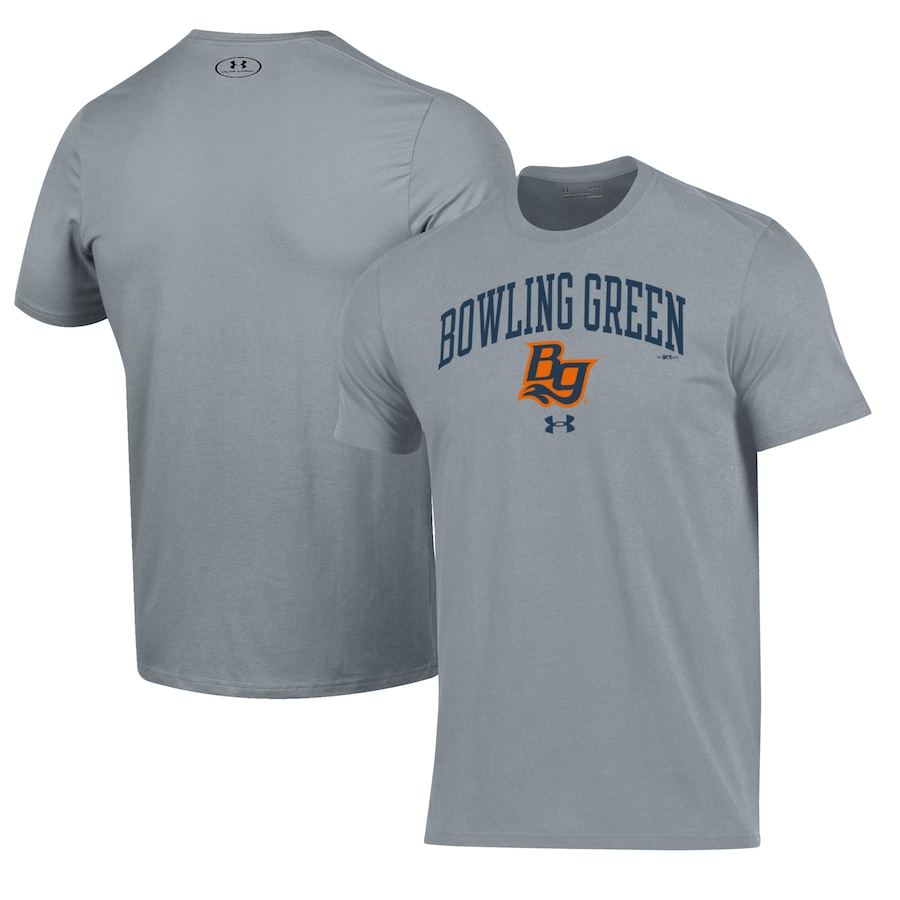 Men's Bowling Green Hot Rods Under Armour Gray Performance T-Shirt