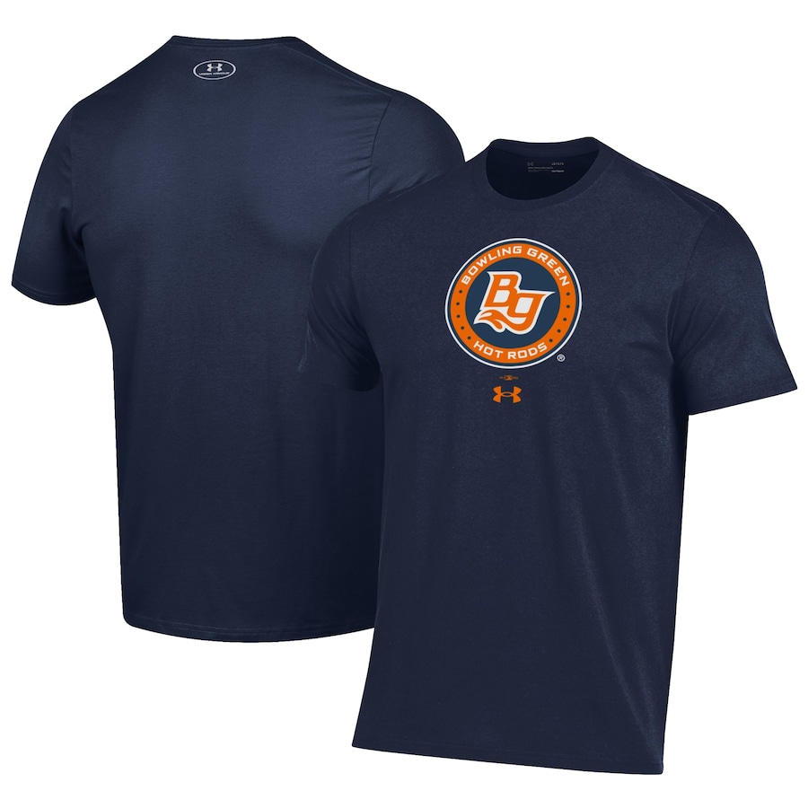 Men's Bowling Green Hot Rods Under Armour Navy Performance T-Shirt