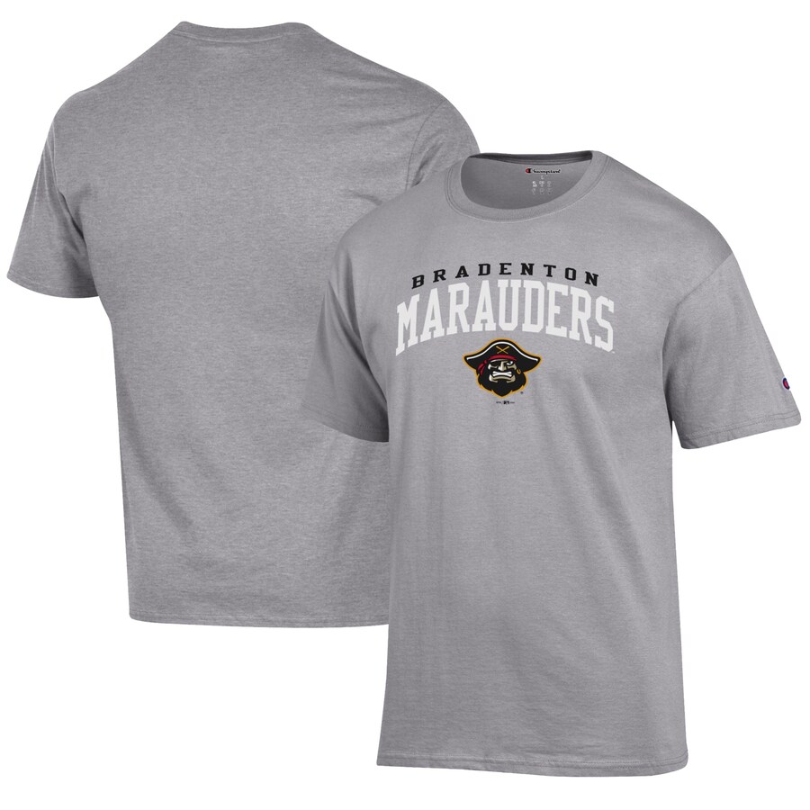 Men's Bradenton Marauders Champion Gray Jersey T-Shirt