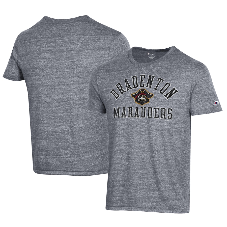 Men's Bradenton Marauders Champion Gray Ultimate Tri-Blend T-Shirt Men's Bradenton Marauders Champion Gray Ultimate Tri-Blend T-Shirt