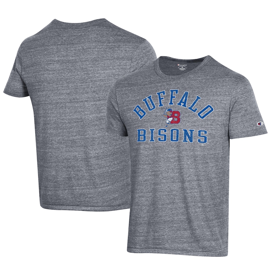 Men's Buffalo Bisons Champion Gray Ultimate Tri-Blend T-Shirt