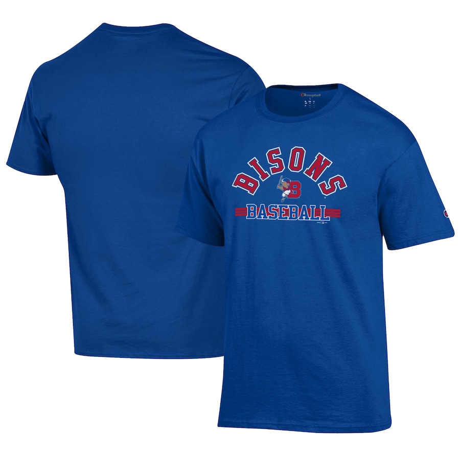 Men's Buffalo Bisons Champion Royal Jersey T-Shirt