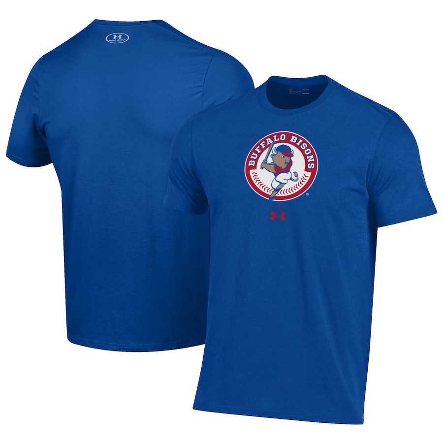 Men's Buffalo Bisons Under Armour Royal Performance T-Shirt