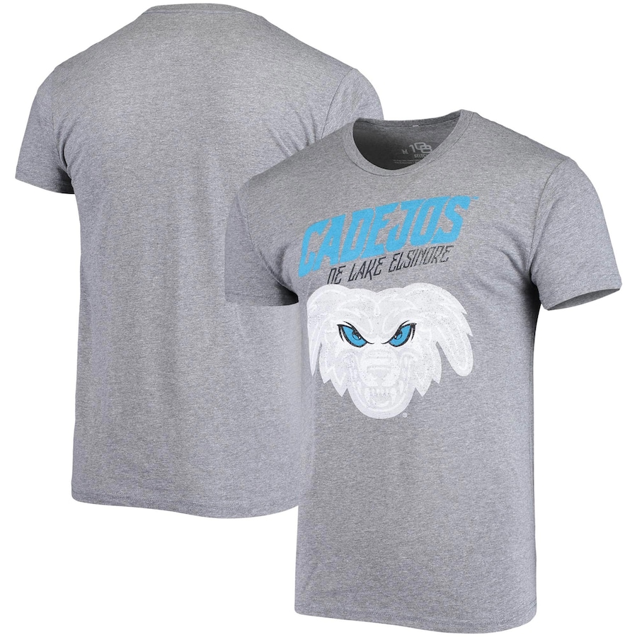 Men's Cadejos de Lake Elsinore Heathered Gray Copa de la Diversion Home Tri-Blend T-Shirt