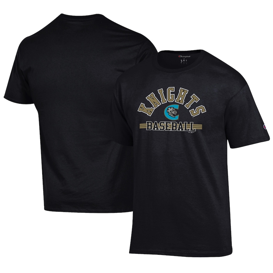 Men's Charlotte Knights Champion Black Jersey T-Shirt Men's Charlotte Knights Champion Black Jersey T-Shirt